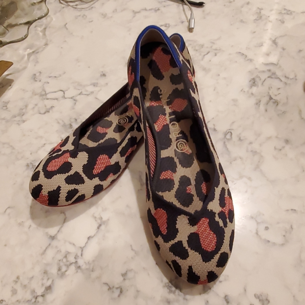 Rothy's Leopard Print Flats